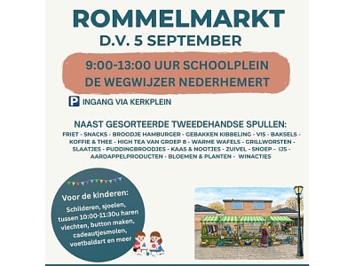 Welkom op de rommelmarkt