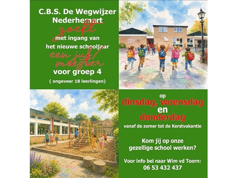 Wij zoeken collega's