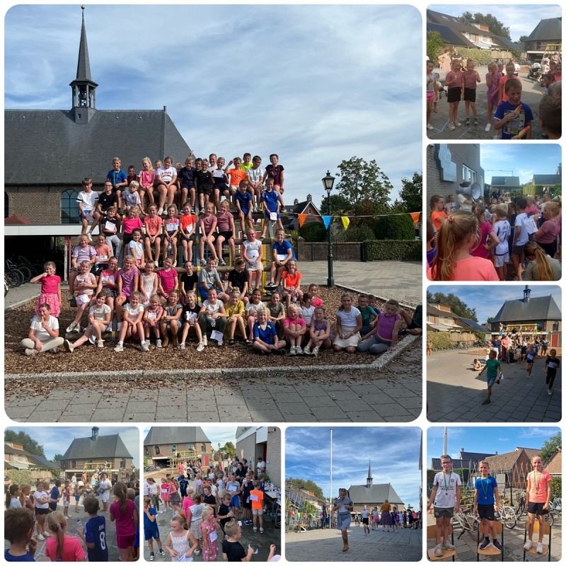 Sponsorloop groep 5 en 6 voor Timotheos.
